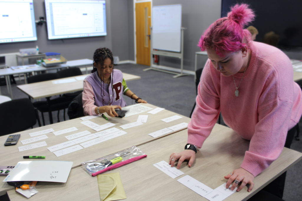 Student studying at EKC Sheppey College