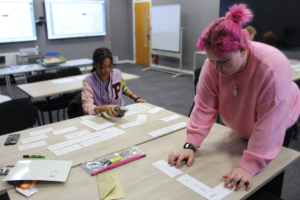 Student studying at EKC Sheppey College
