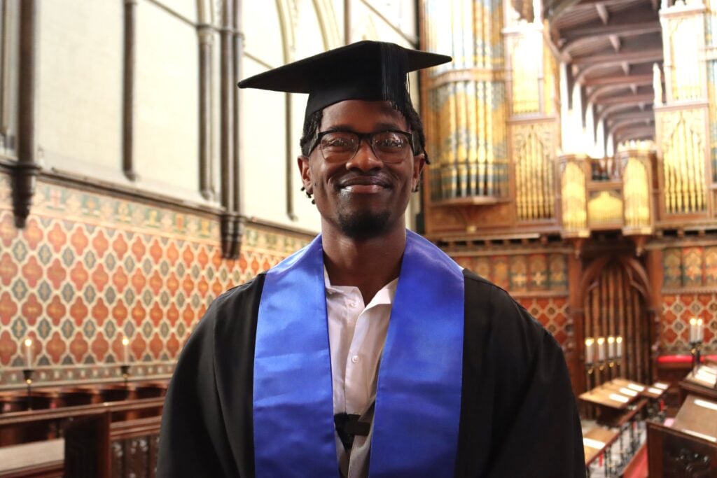 Student graduating