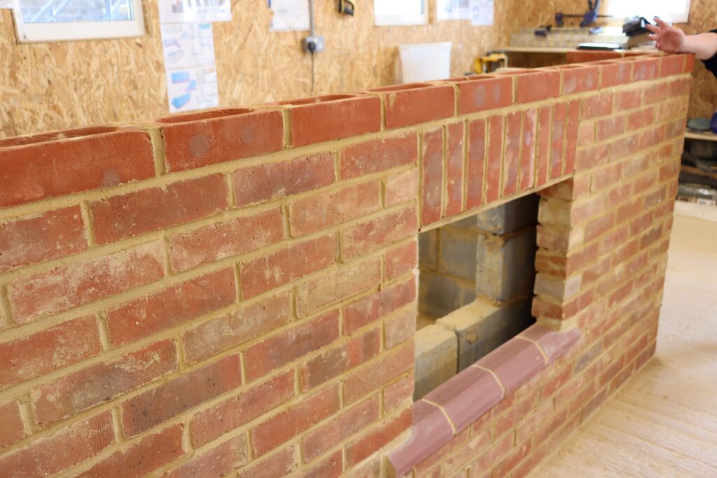 A brickwall constructed by a student