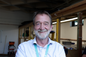 Man smiling at the camera