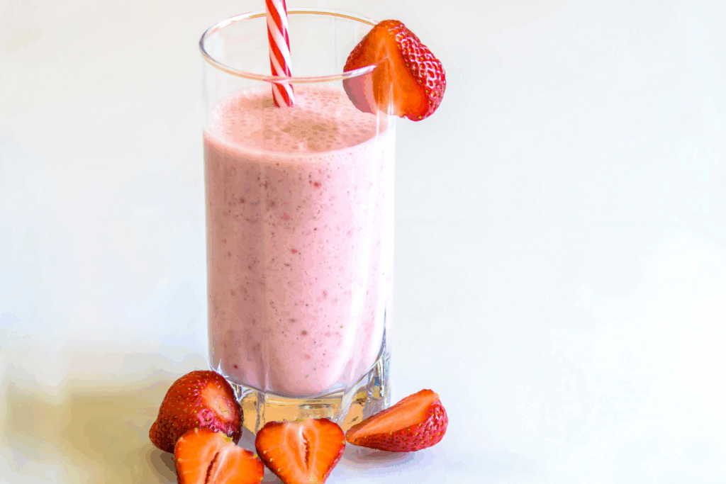 pink smoothie